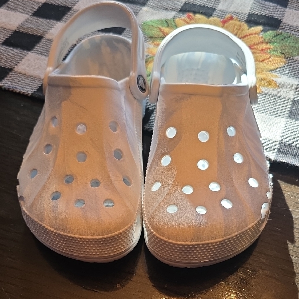 CROCS Classic White Mules